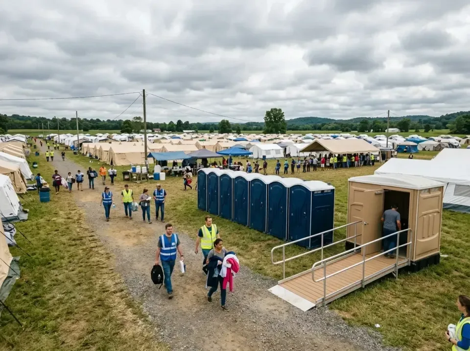 disaster-relief-camp-restrooms-010 — frequently asked questions, Dumpster & Portable Bathrooms Rental in McNair, VA